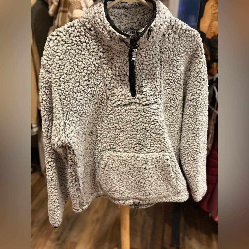 Victoria's Secret PINK Textured Gray Jacket